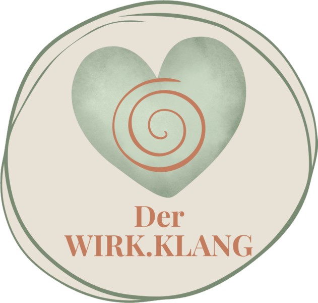 WIRK.KLANG Logo: Herz mit Spirale